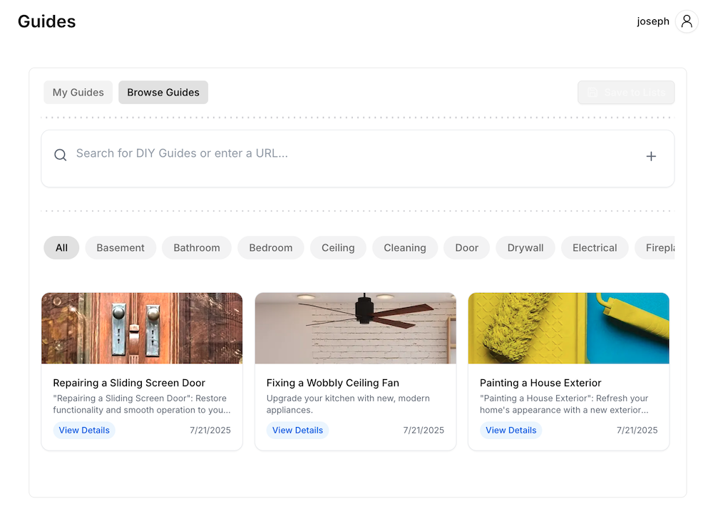 Home Improov Guides
